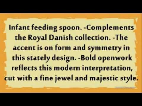 Royal Danish Infant Feeding Spoon