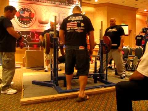 Carlito Bareng 2011 USPA Single Ply Nationals Costa Mesa, CA July 2nd - Bench Press