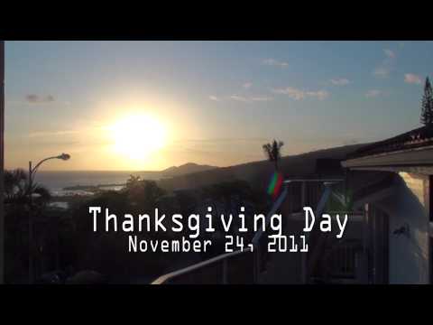 Thanksgiving sunset in Hawaii Kai