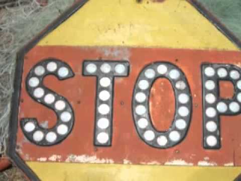 808 BOTTLE DIGGERS 46 STOP old stop sign