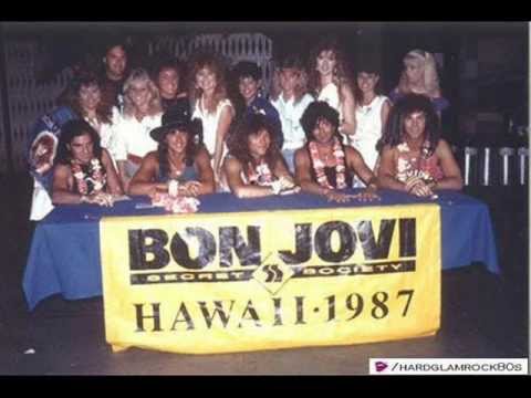 Bon Jovi - Wanted Dead Or Alive Neal S. Blaisbell Center, Honolulu, Hawaii, USA, 16-10-1987