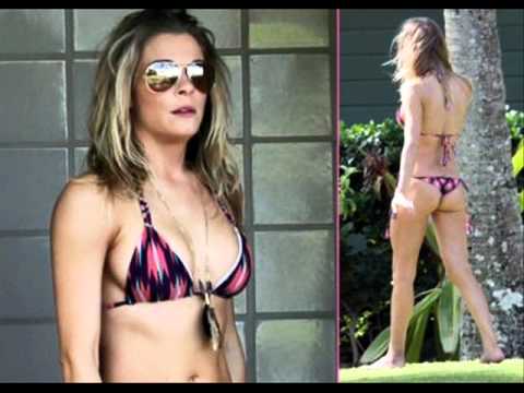 String Bikini-Clad LeAnn Rimes' Oceanside Lunch Outing