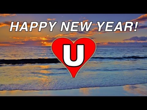 HAPPY NEW YEAR 2012 RELAXING SUNSET ON HAWAII w/ ocean nature sounds HD 1080p relax