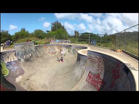 Kallie Hancock Hawaii Girl Skateboarder HD