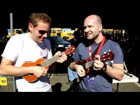 Brett Kissel and Robin Pelletier playing the Ukelele Brett Kissel and Robin Pelletier playing the Ukelele