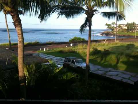 View From Lanai, Poipu, Kauai, Hawaii