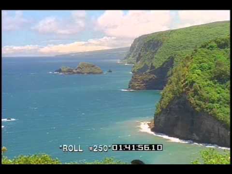 Hawaii coast cliffs 250.mov