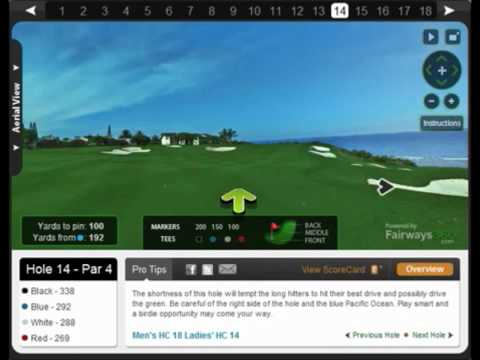 Hole #14 at Makai Golf Club at Princeville Hole #14 at Makai Golf Club at Princeville