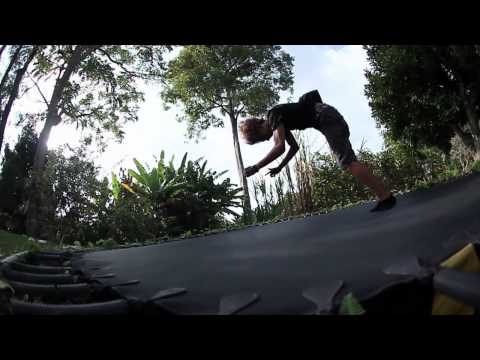 Canon 60D SLOW MOTION Flips - Trampoline